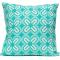 C'S & X'S Pillow - Aqua
