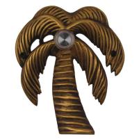 Palm Tree Brass Doorbell