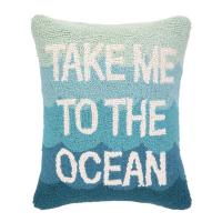 Take Me To The Ocean Hook Pillow