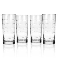 School of Fish Cooler Glass (15oz) Set of 4