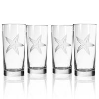 Palm Tree Cooler Glasses (Set of 4)