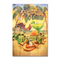 Go Green Wood Art