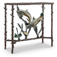 Dolphin Duo Lobby Table