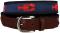 Maine Lobster (Navy) Leather Tab Belt
