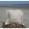 Ivory Canvas Pillow Back