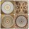 Classic Design Italian Marble Mosaic Coasters