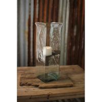 Square Candle Hurricane - Large 6X6X19