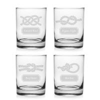 Nautical Knots Dor Glass Set