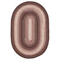 Homespice Decor 27" x 45" Oval Driftwood Ultra Durable Braided Rug