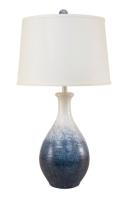 Navy Fade Ridged Tear Drop
